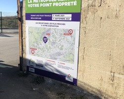 panneaux dibon route 