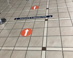 Signalétique au sol - Décor 34 - Montpellier