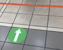 Signalétique au sol - Décor 34 - Montpellier