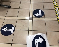 Signalétique au sol - Décor 34 - Montpellier