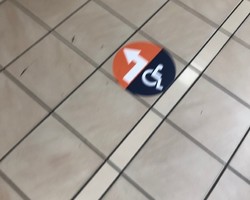 Signalétique au sol - Décor 34 - Montpellier